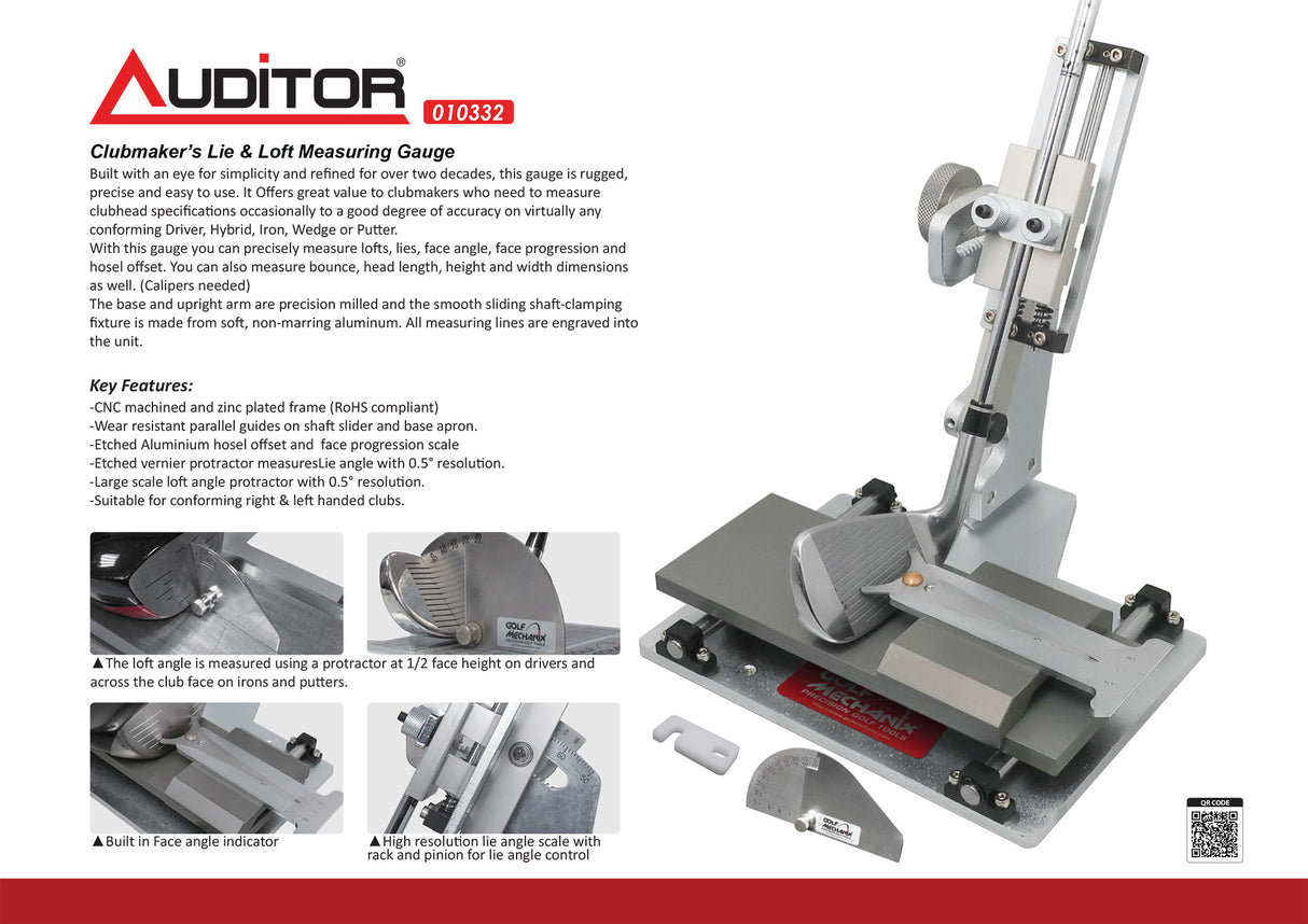 Club Pro Compact Lie & loft Measuring Gauge
