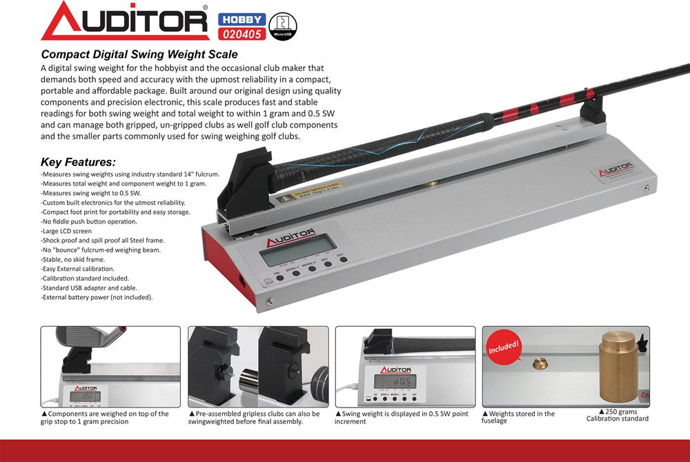 DIY Compact Digital Swing Weight Scale