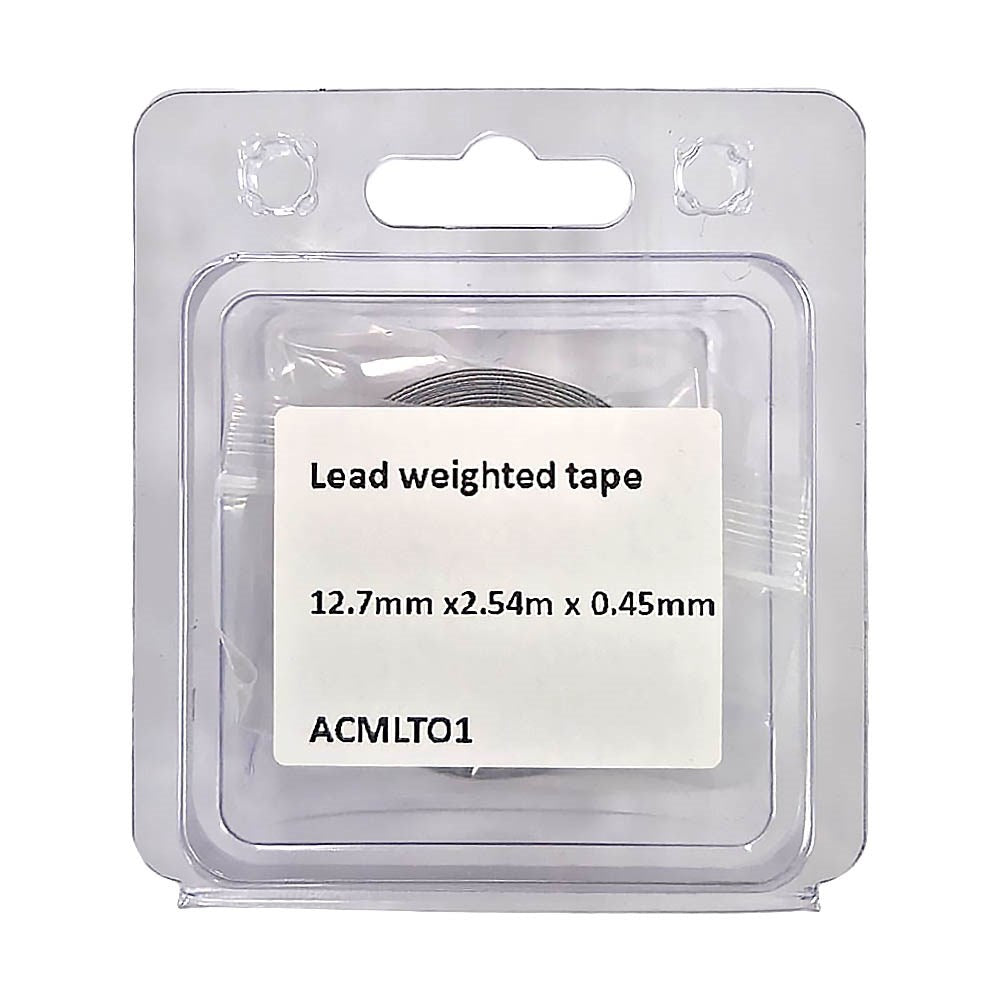 Lead Weighted Tape 12.7mm X 2.54m X 0.45mm