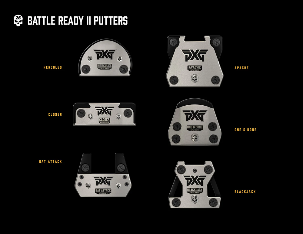 PXG BATTLE READY II PUTTERS (LH)