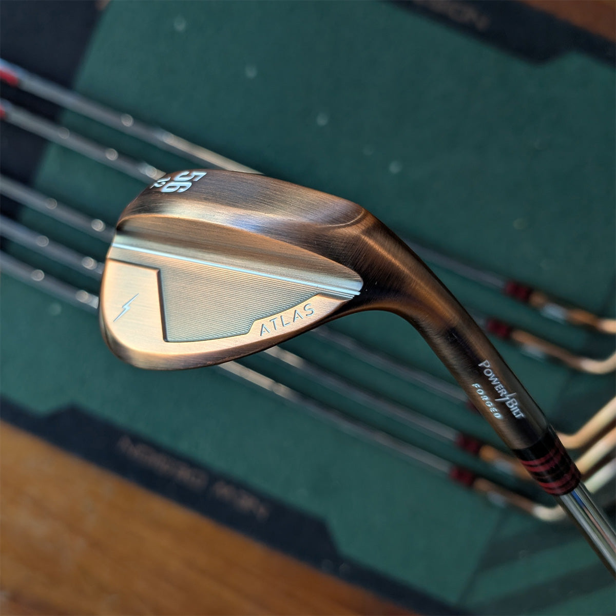 Assembled Powerbilt Atlas Wedge (Bronze) RH - KBS Hi-Rev 2.0 S - Iomic Sticky 2.3 Black