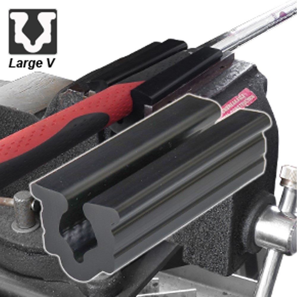 Re-gripping Soft Rubber Clamp with Large V