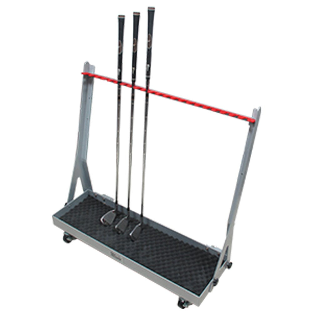 Industrial Golf Club Curing Rack on Wheels