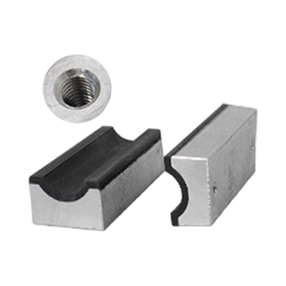 Round Rubber Jaw 75 mm (Tapped M4 mounting holes)