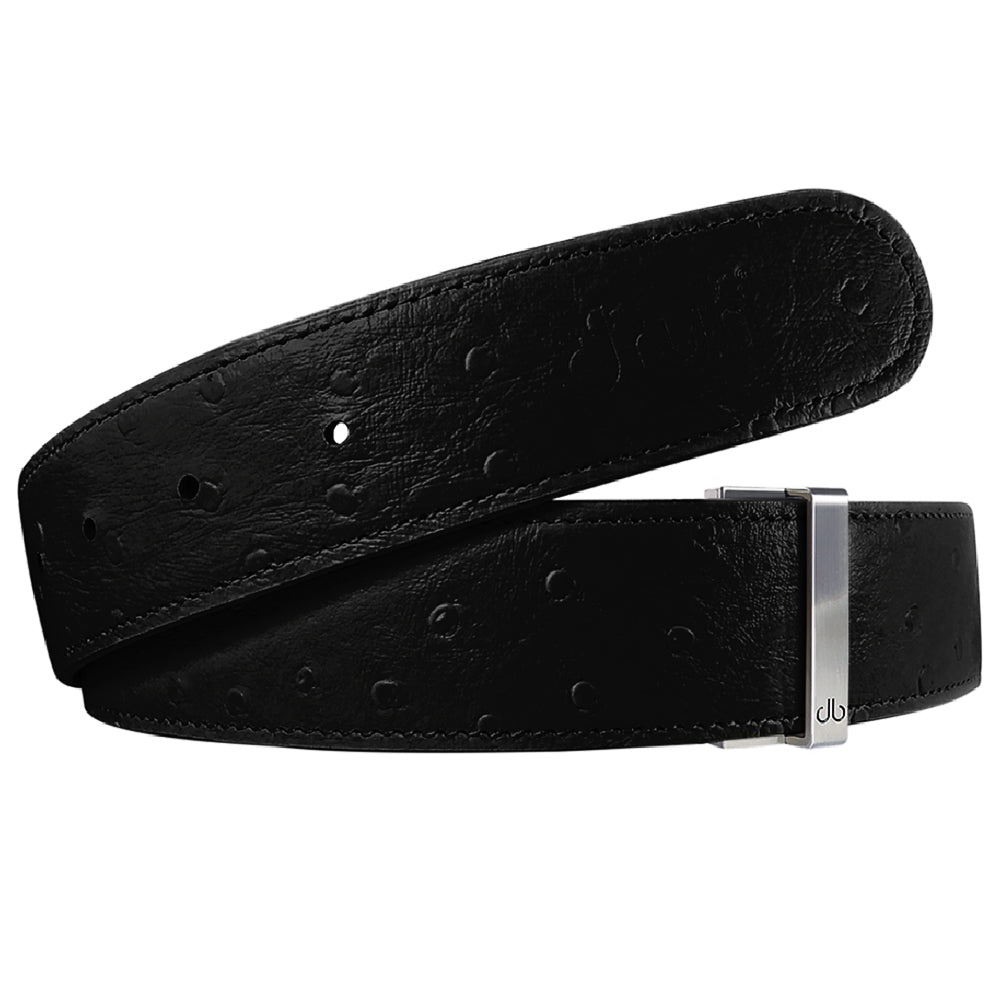 DRUH TOUR ONE OSTRICH PATTERNED LEATHER STRAP ONLY