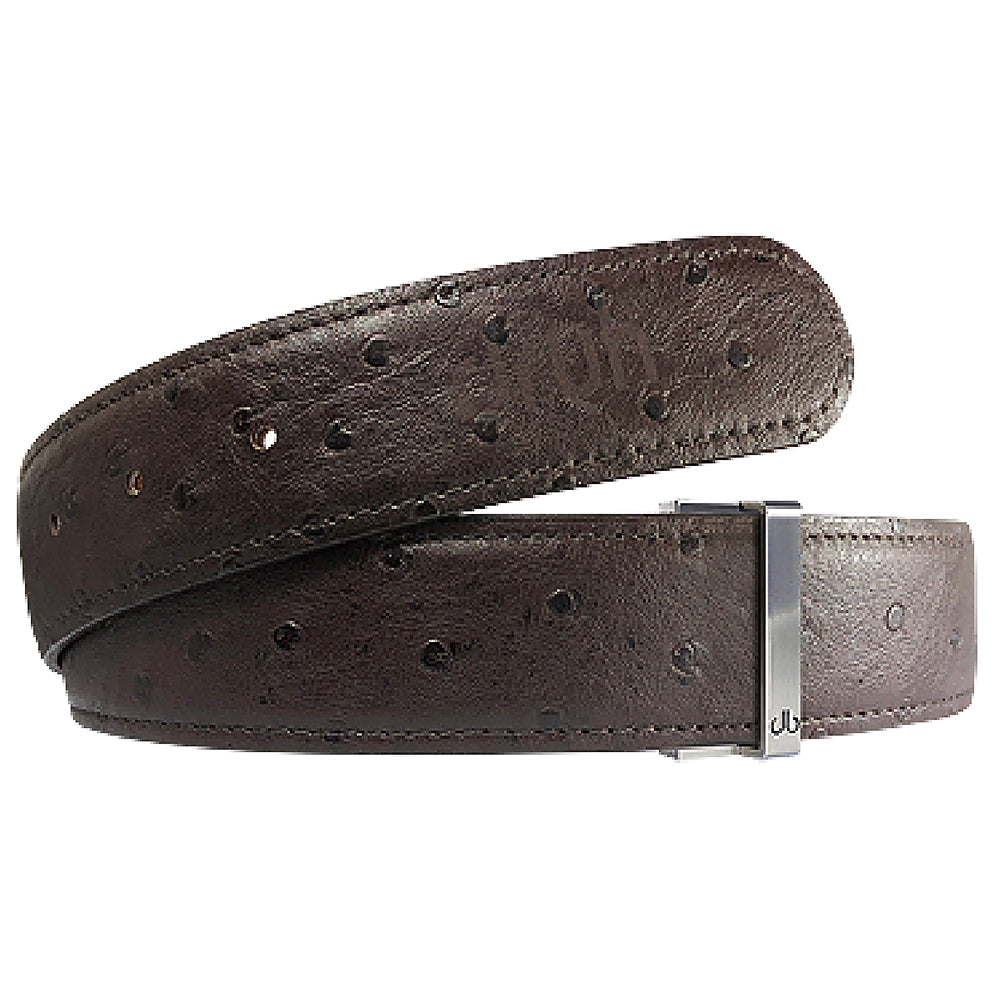 DRUH TOUR ONE OSTRICH PATTERNED LEATHER STRAP ONLY