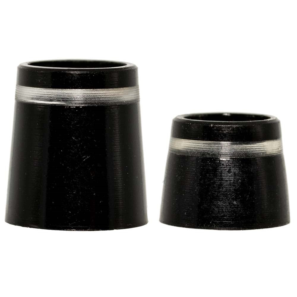 Ferrule - Black with Clear Ring (Dozen Pack)