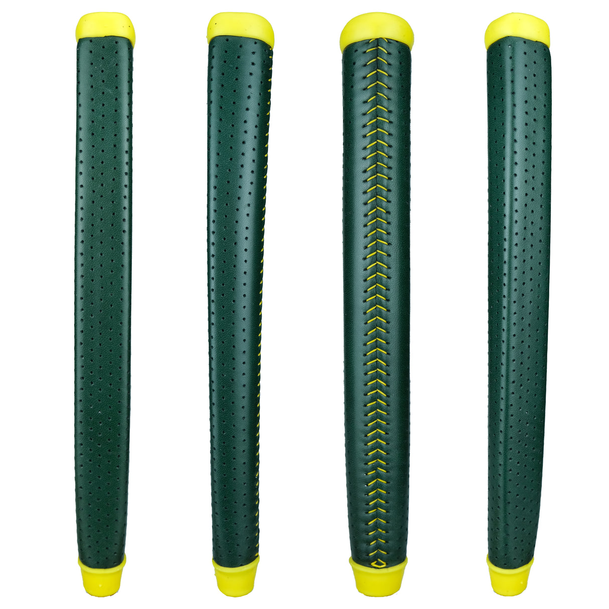 SIGNATURE PADDLE PUTTER DARK GREEN-YELLOW (YELLOW STITCHBACK)