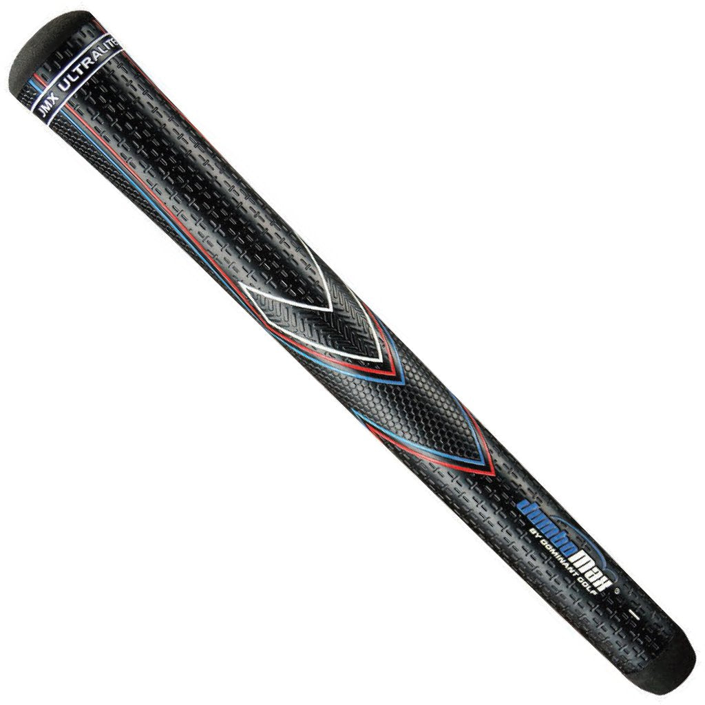 JUMBOMAX JMX ULTRALITE BLACK SWING GRIPS - RED/WHITE/BLUE