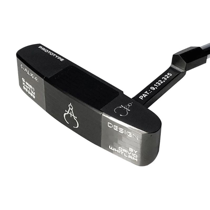 GAUGE DESIGN MIA PROTOTYPE PUTTER BLACK/BLACK - UNCUT