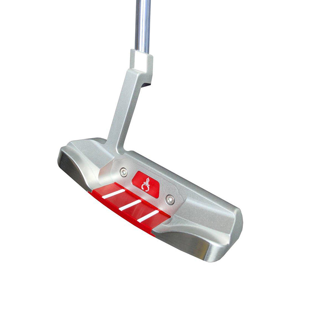 GAUGE DESIGN MIA PROTOTYPE PUTTER SILVER/RED - UNCUT
