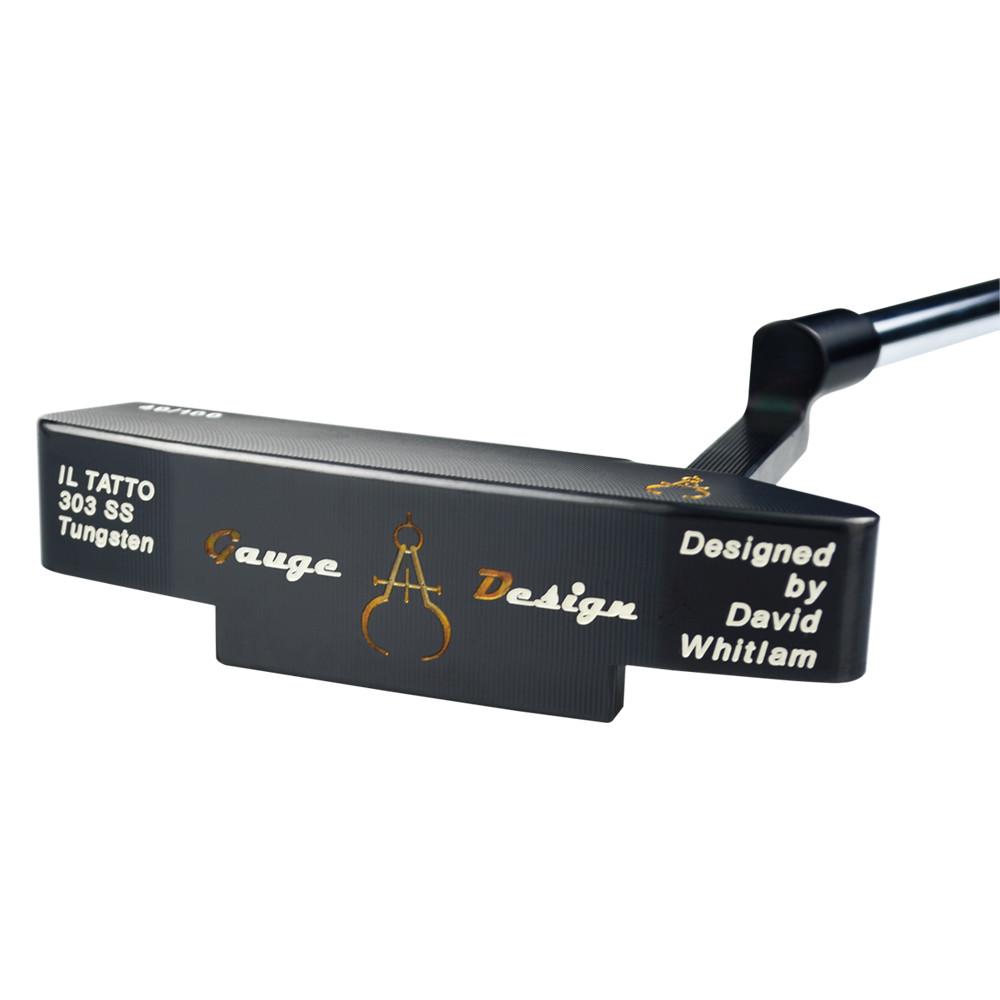GAUGE DESIGN IL TATTO SS BLACK PUTTER - UNCUT