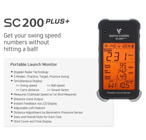 VOICE CADDIE SC200 PLUS W/ SWING SPEED MODE