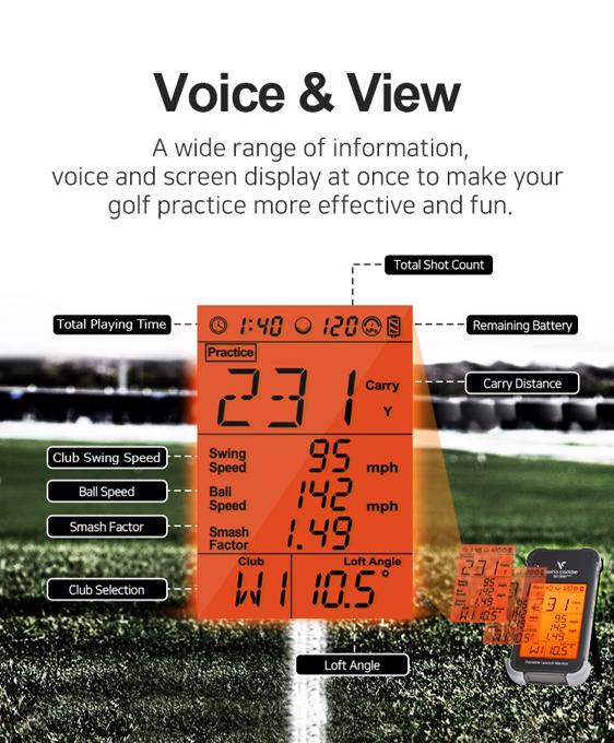 VOICE CADDIE SC200 PLUS W/ SWING SPEED MODE