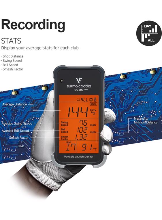 VOICE CADDIE SC200 PLUS W/ SWING SPEED MODE