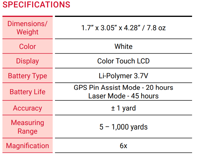 VOICE CADDIE SL2 ACTIVE HYBRID LASER RANGEFINDER WITH GPS