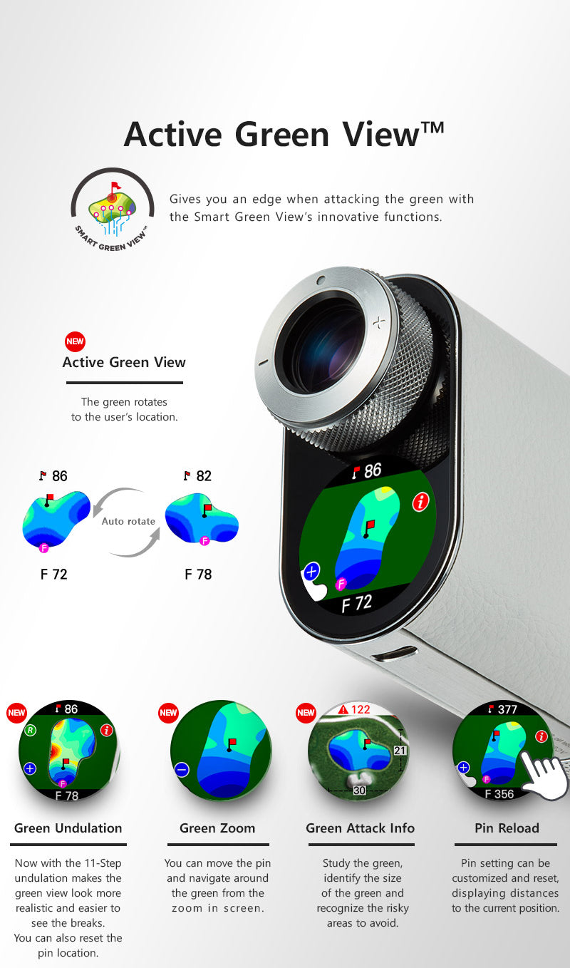 VOICE CADDIE SL2 ACTIVE HYBRID LASER RANGEFINDER WITH GPS