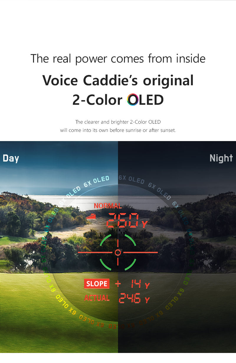 VOICE CADDIE SL2 ACTIVE HYBRID LASER RANGEFINDER WITH GPS