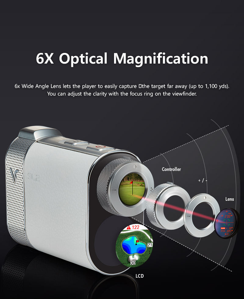 VOICE CADDIE SL2 ACTIVE HYBRID LASER RANGEFINDER WITH GPS