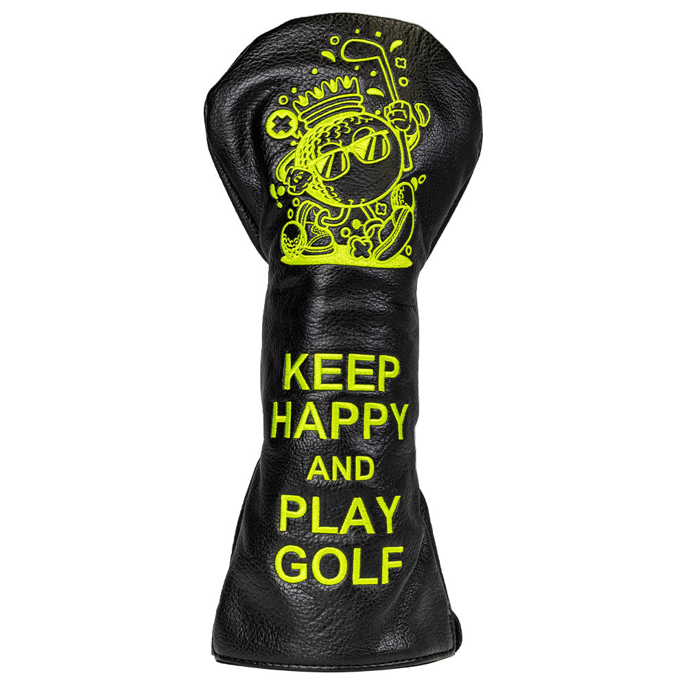 CRAFTSMAN KEEP HAPPY AND PLAY GOLF DRIVER HEADCOVER