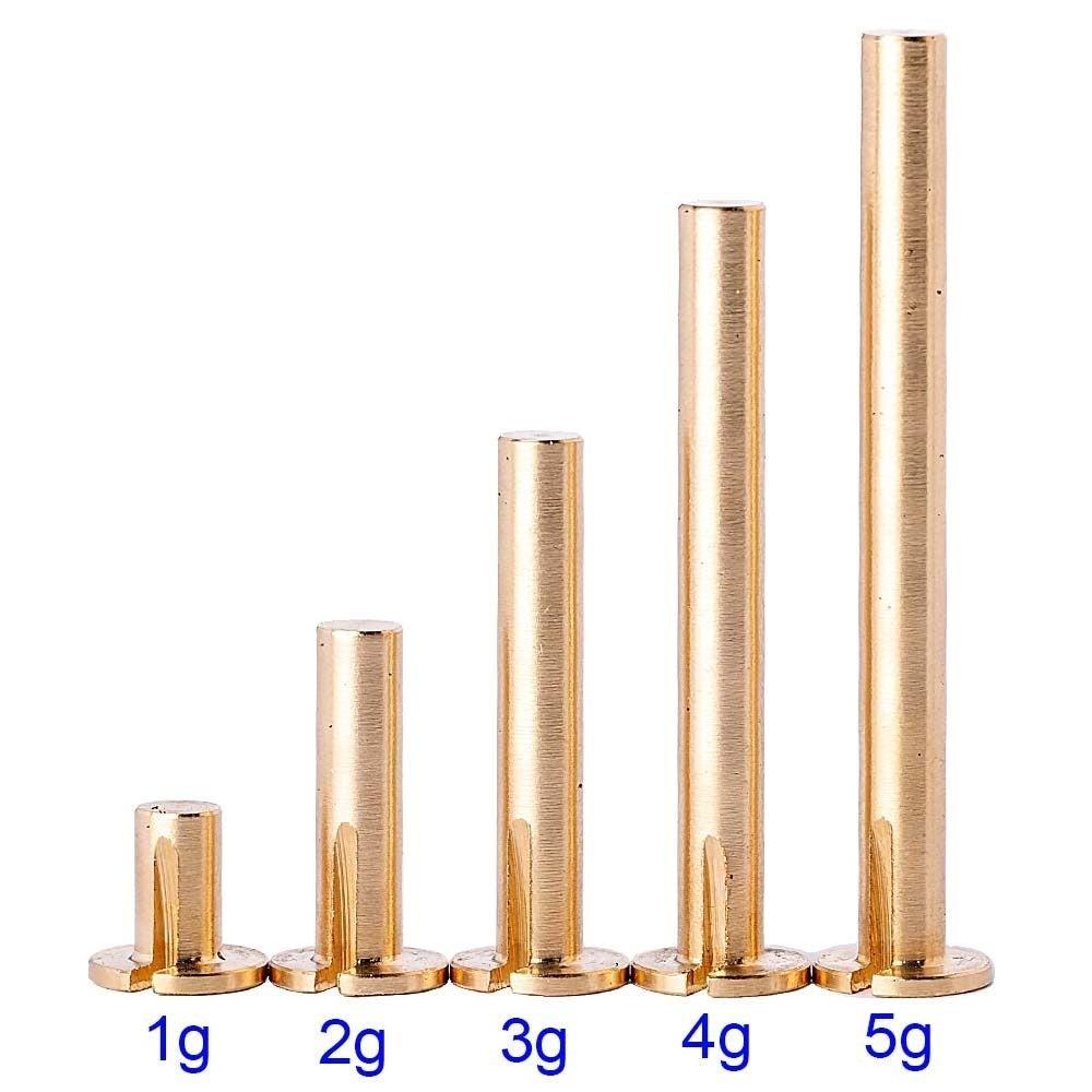BRASS TIP WEIGHT FOR GRAPHITE (PACK OF 6)
