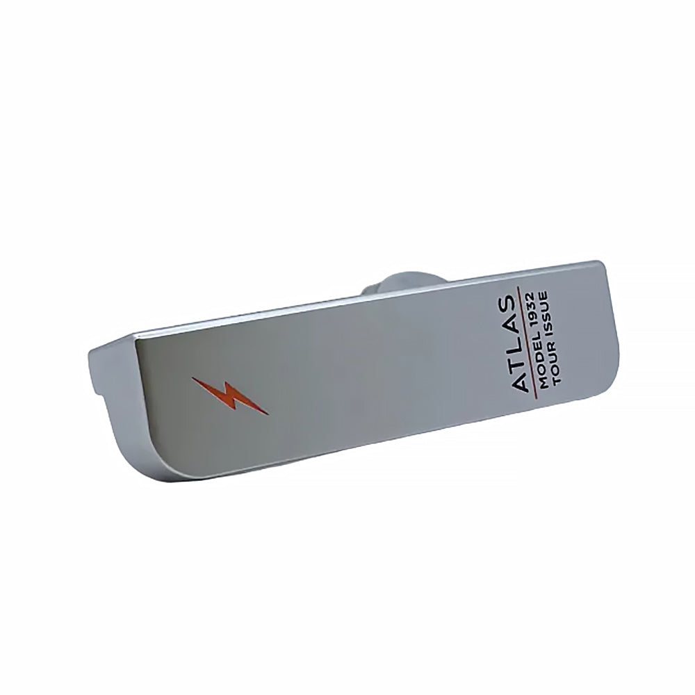 POWERBILT ATLAS 1932 SATIN CHROME PUTTER HEAD (WITH HEADCOVER)