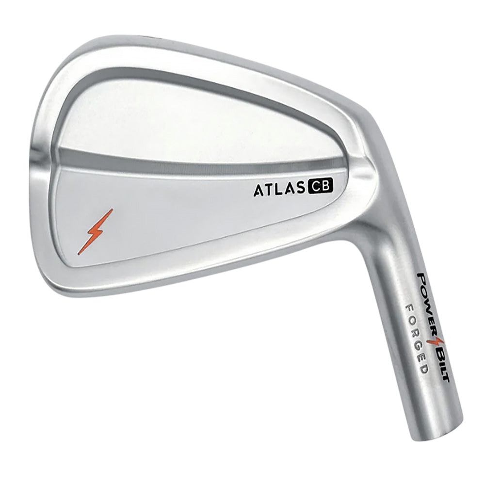 POWERBILT ATLAS CB CHROME SATIN RH IRONS .370 (HEADS ONLY)