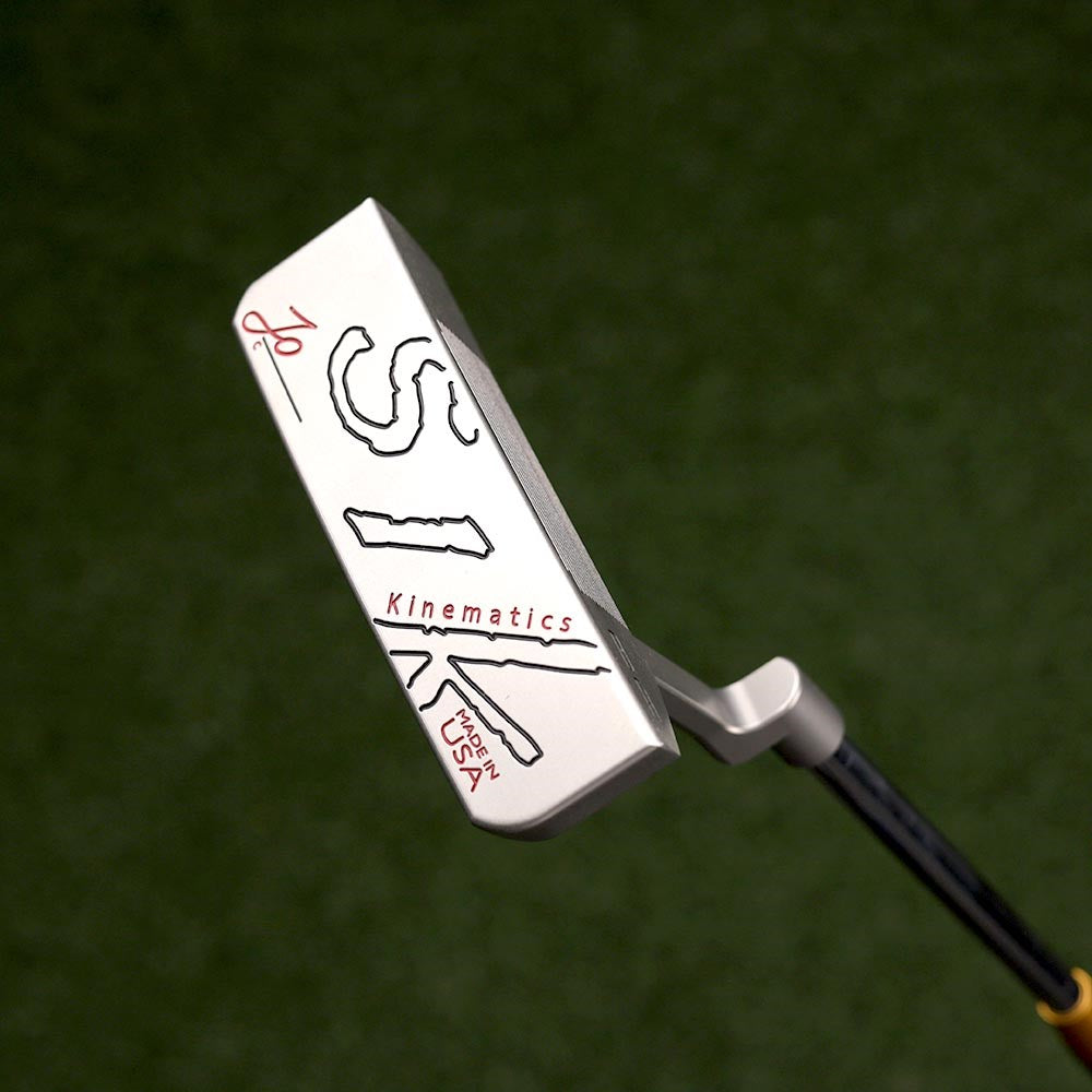 SIK Custom Putters - JO-C Satin (Line on Back) - 34in - Plumber's Neck