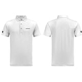 THE GRIP MASTER MEN'S WHITE POLO SHIRT (PRIVATE ESTATE BRAND)