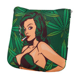 CRAFTSMAN SMOKING GIRL GREEN HEADCOVER