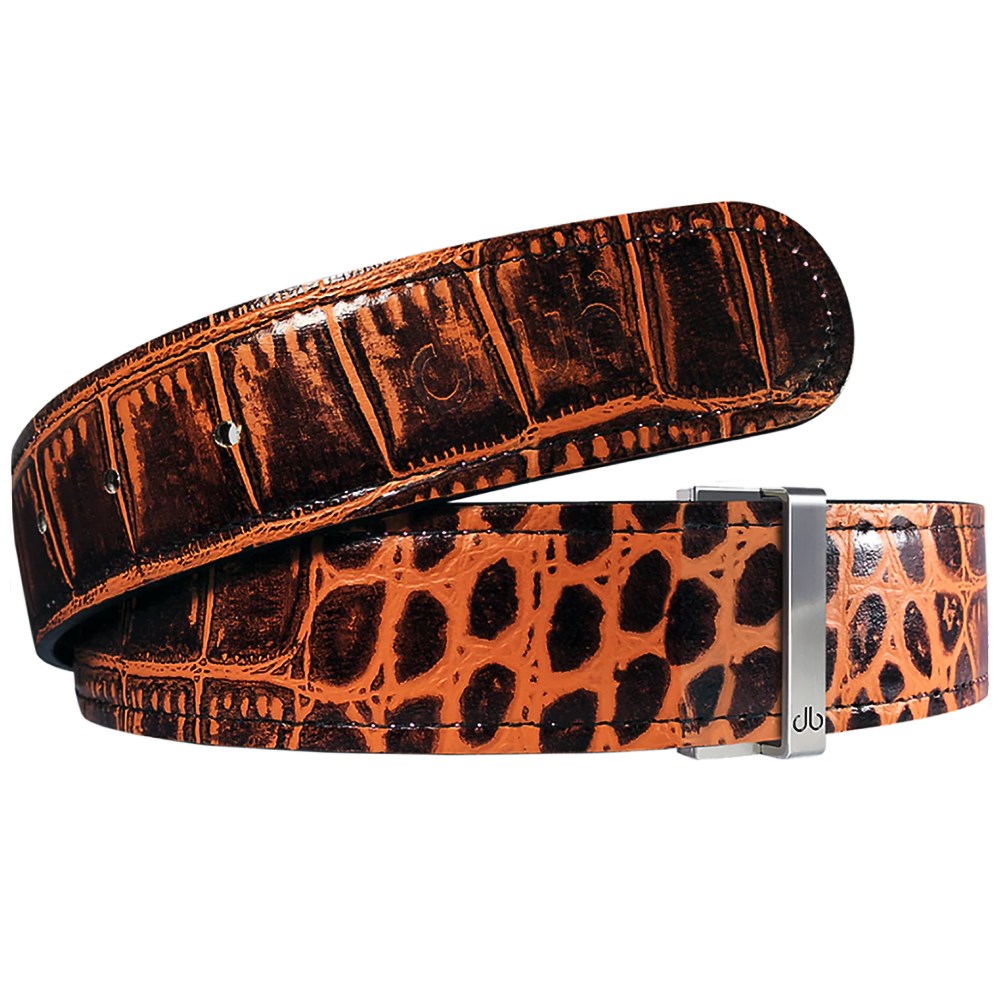 DRUH TOUR ONE CROCODILE PATTERNED LEATHER STRAP ONLY