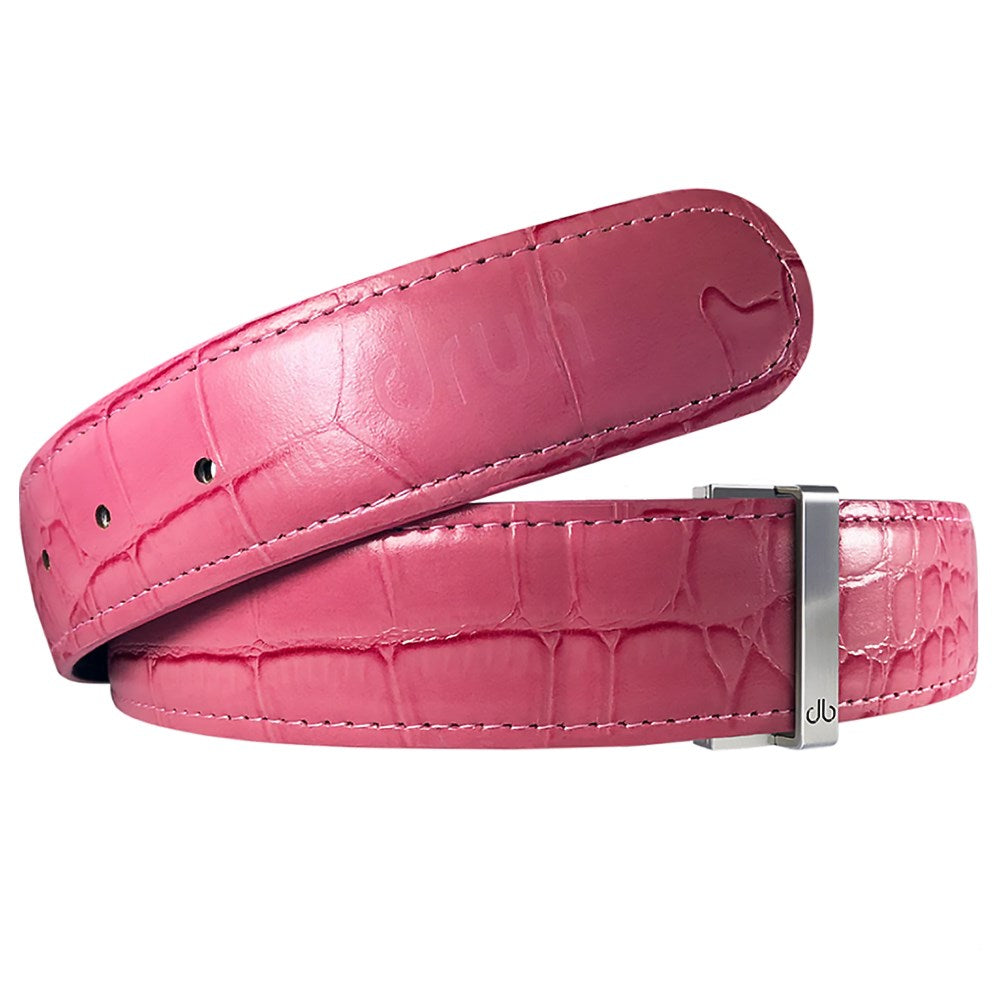 DRUH TOUR ONE CROCODILE PATTERNED LEATHER STRAP ONLY