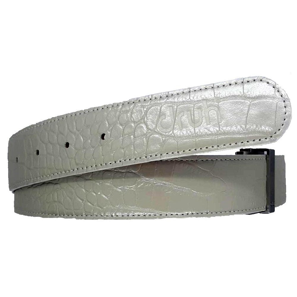 DRUH TOUR ONE CROCODILE PATTERNED LEATHER STRAP ONLY