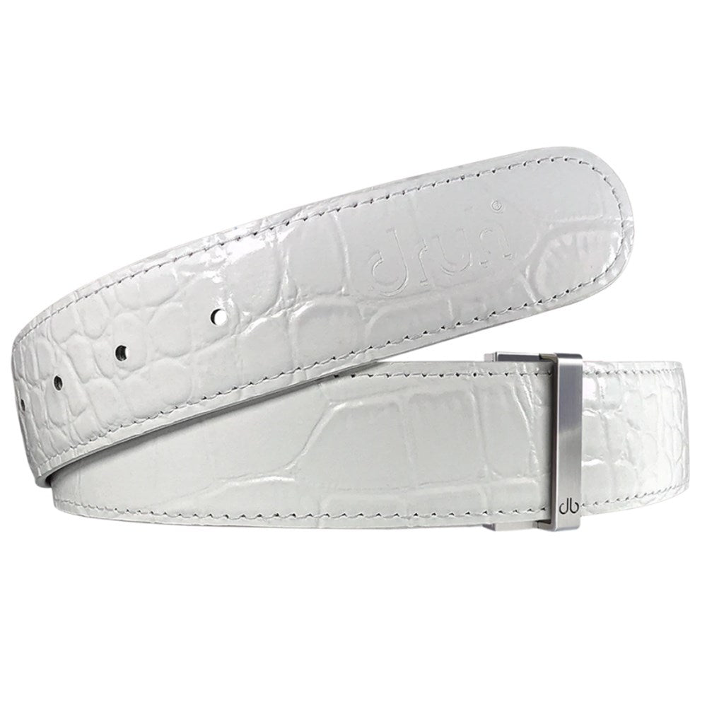 DRUH TOUR ONE CROCODILE PATTERNED LEATHER STRAP ONLY