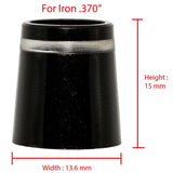 Ferrule - Black with Clear Ring (Dozen Pack)