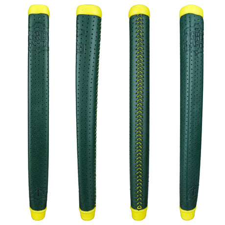 SIGNATURE PADDLE PUTTER DARK GREEN-YELLOW (YELLOW STITCHBACK)