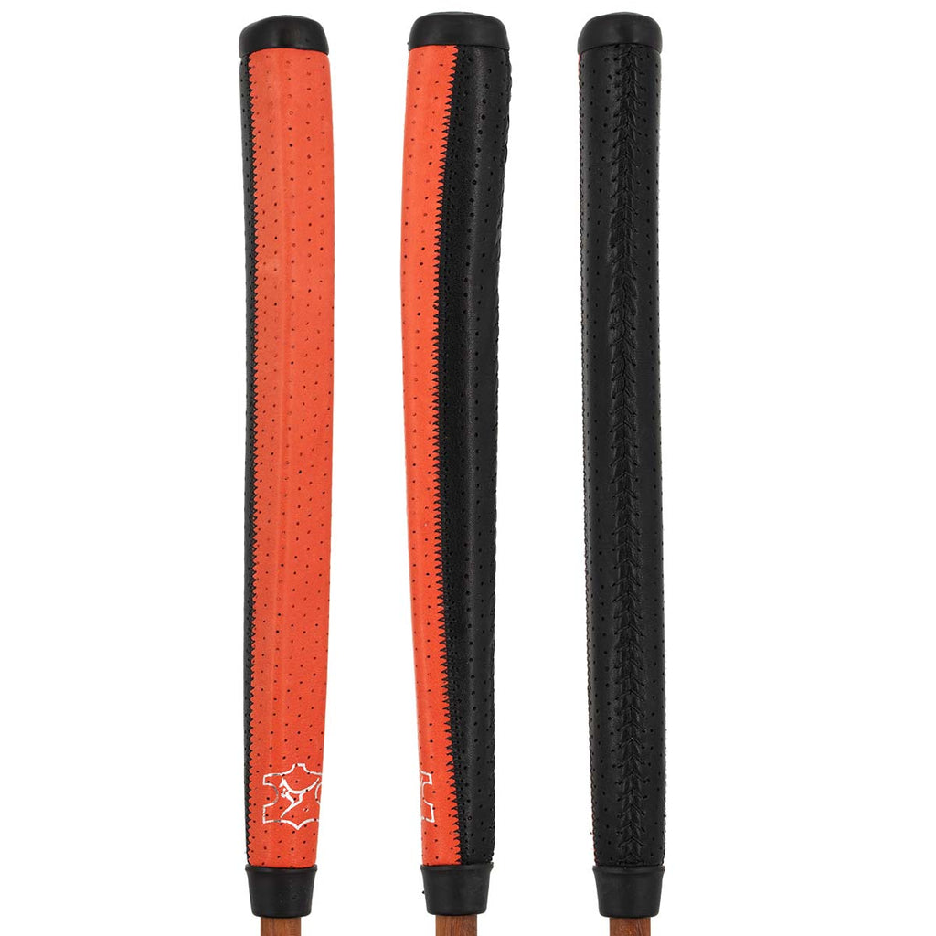 THE GRIP MASTER ROO HYBRID LACED PUTTER GRIP - MIDSIZE - BLACK/RED