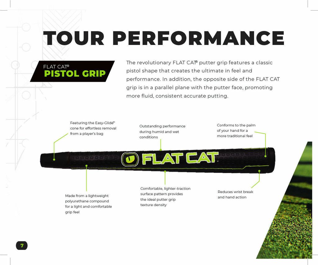 FLAT CAT PISTOL PUTTER