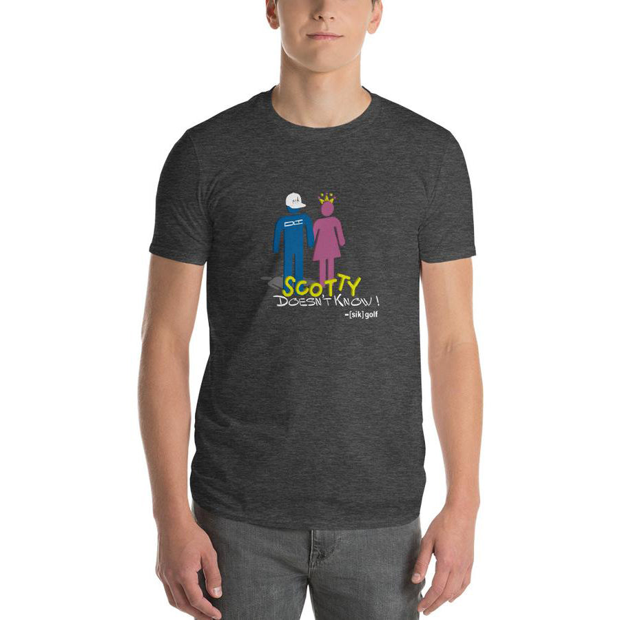 SIK SCOTTY DOESN'T KNOW T SHIRT DARK GREY
