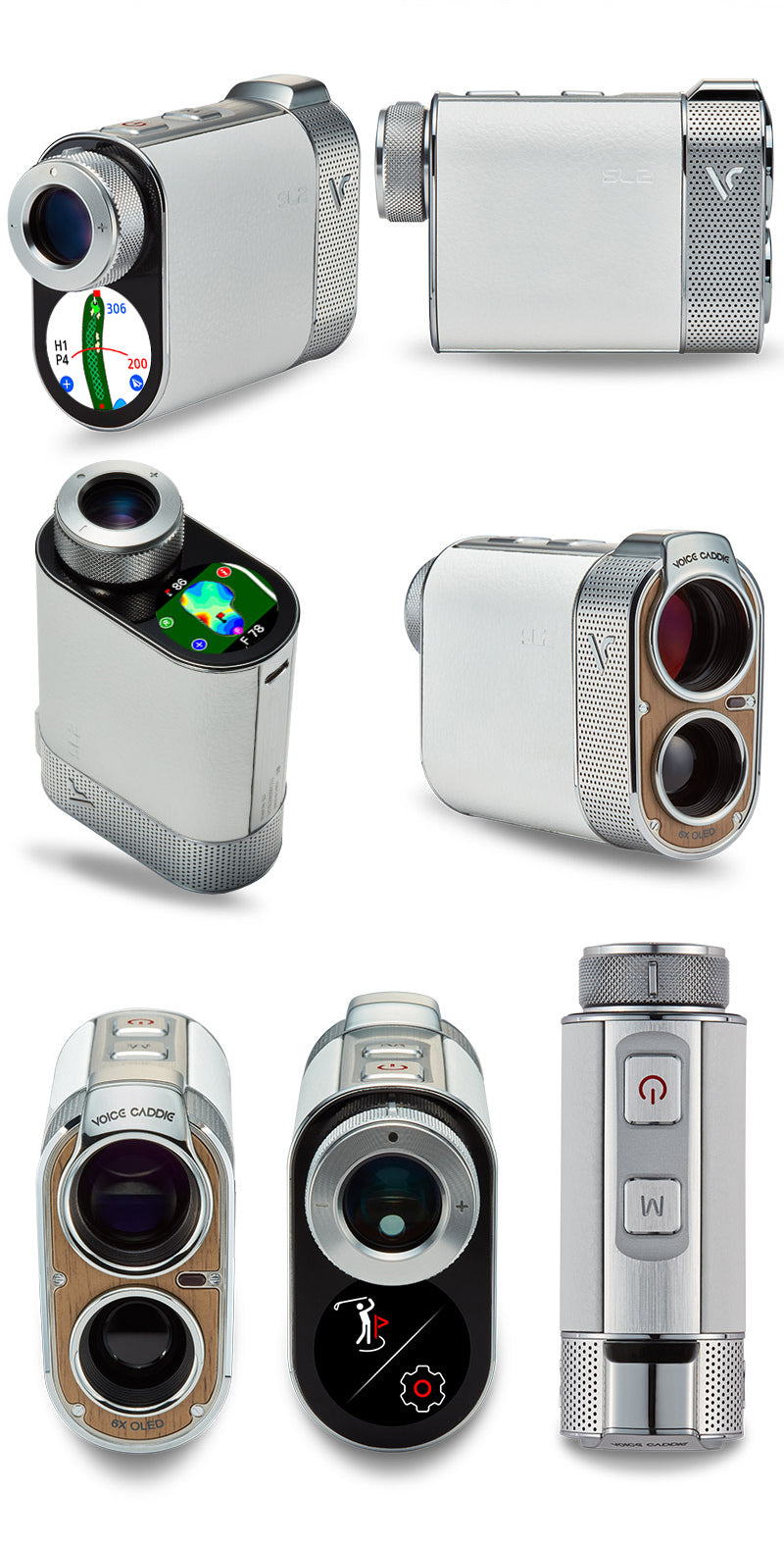 VOICE CADDIE SL2 ACTIVE HYBRID LASER RANGEFINDER WITH GPS