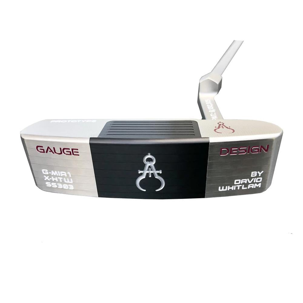 GAUGE DESIGN MIA PROTOTYPE PUTTER SILVER/BLACK - UNCUT