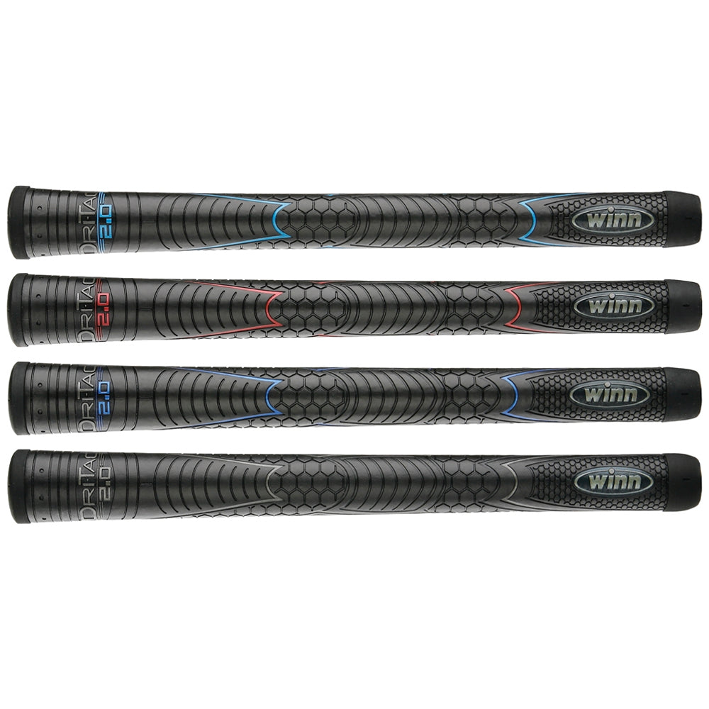 NEW Winn Dri-Tac 2.0 Black Midsize Grip 62DT-JBK DriTac - Foto 9