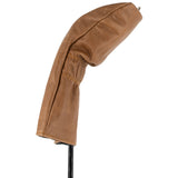 THE GRIP MASTER GENUINE LEATHER GOLF DRIVER HEADCOVER TAN